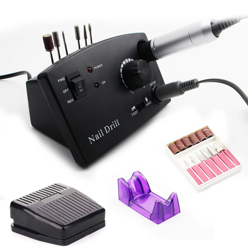 3 Kleur Nail Boor Machine 35000Rpm Voor Elektrische Manicure Boor Machine & Accessoire Met Frees Elektrische Nagelvijl