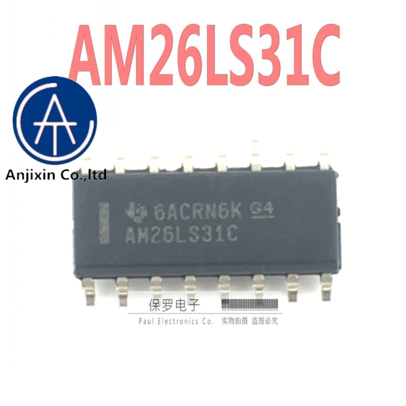 

10pcs 100% orginal and new quad driver AM26LS31CDR AM26LS31C SOP-16 in stock