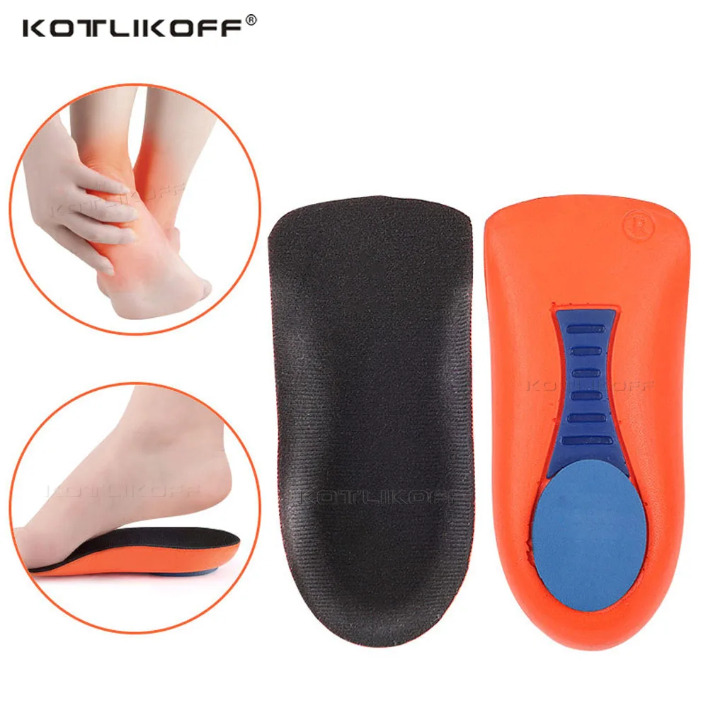 

Orthopedic Heel Pads Plantar Fascia High Elasticity Insoles Super Shock Absorption Running Half Pad Arch Support Decompression