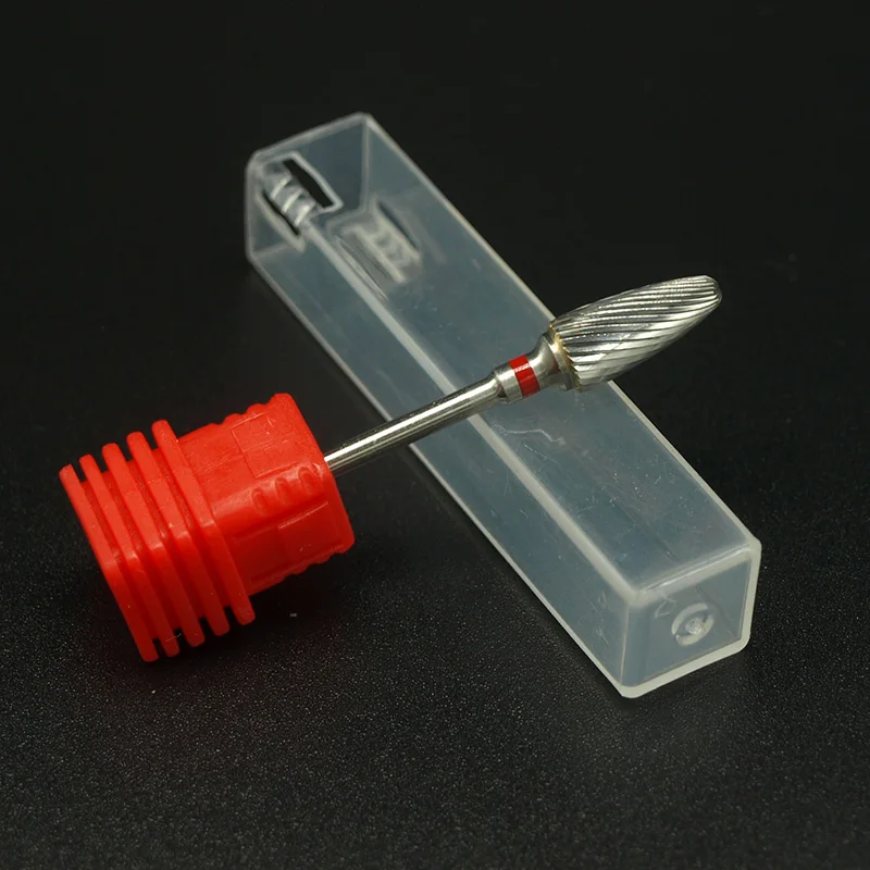 1PCS Fine Single tooth Nail Art Electric Drill Machine Manicure Pedicure Tool Accessories Carbide nail drill bit.