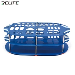 RELIFE-caja de almacenamiento de RL-001D, antideslizante, gran capacidad, pinzas, destornilladores, reparación de teléfonos móviles, herramientas de escritorio