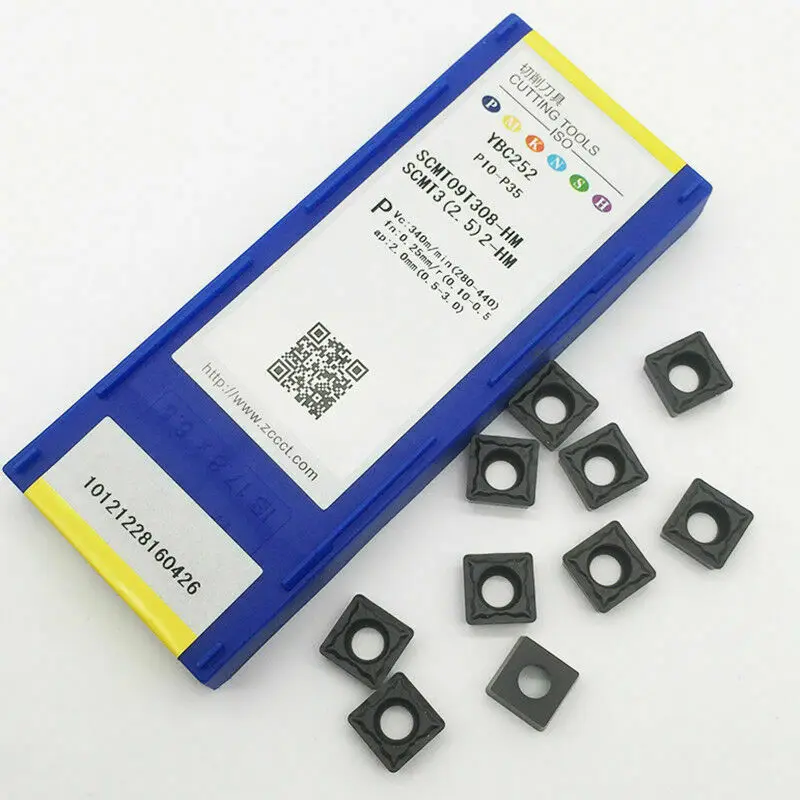 Ban Đầu SCMT09T308-HM YBC252 Biến Dạng Xay Dạng Carbide Miếng Lót