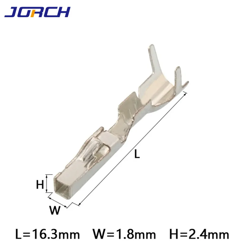 100 PCS DJ623W-1.2*0.6A Made in China stock Terminals Housing Butt joint Accessories cars Parts Wire harness