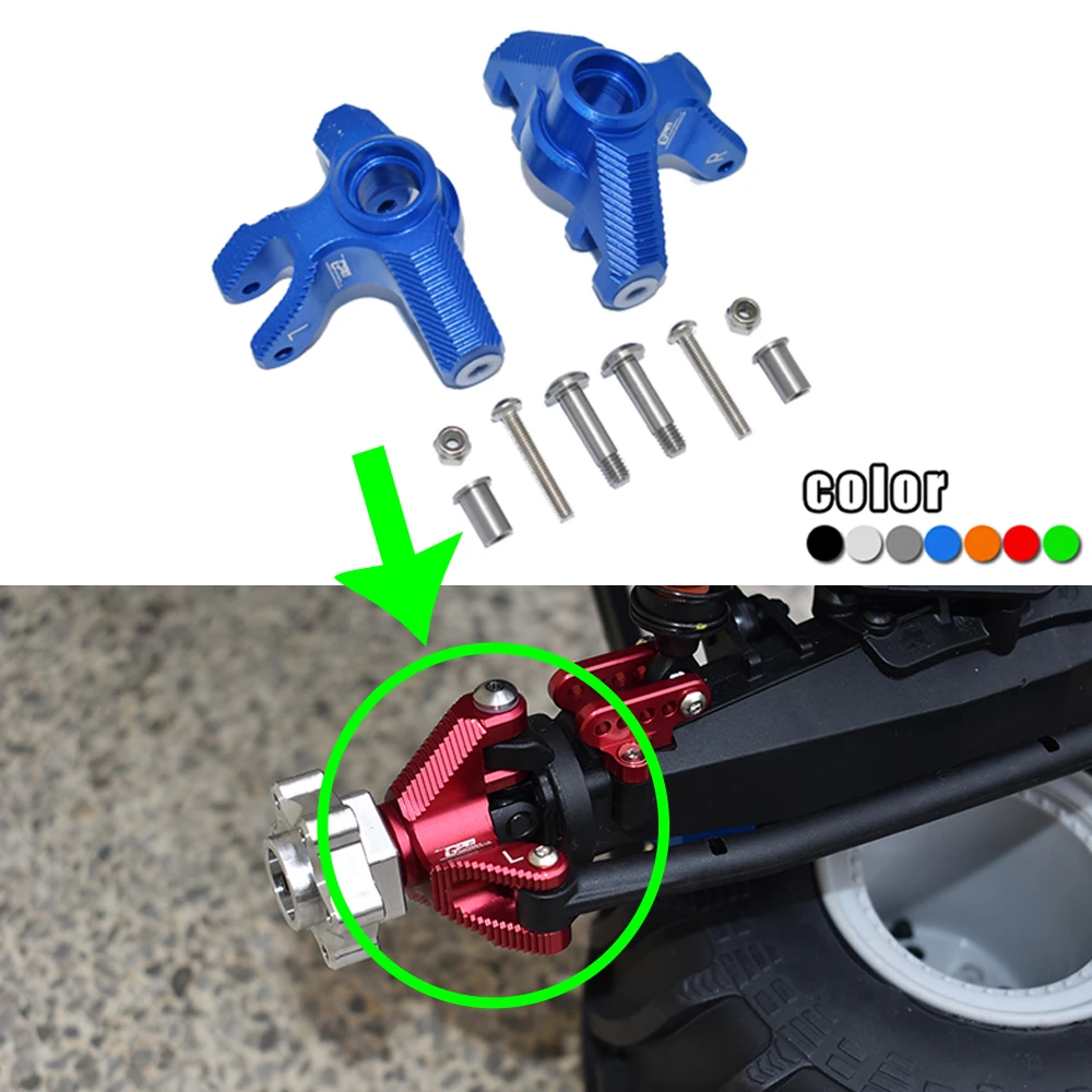 

GPM Metal Aluminum alloy Front steering cup #LOS244004+LOS244005 for LOSI 1/8 LMT SOLID AXLE 4WD MONSTER TRUCK LOS04022