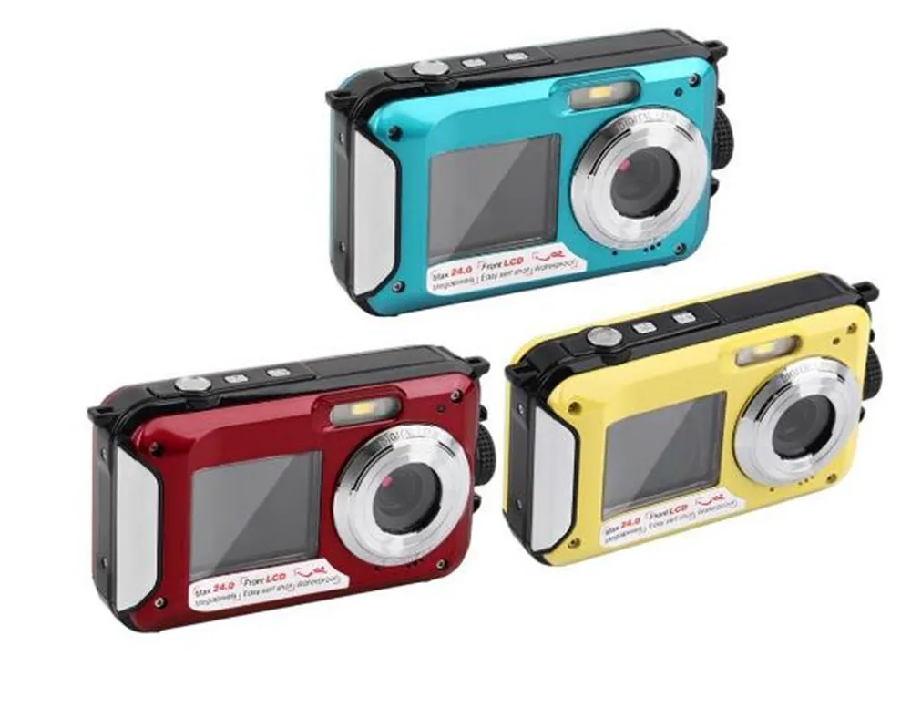 3 Inch  Dual Screen Portable Digital Camera Water-proof Video Camera