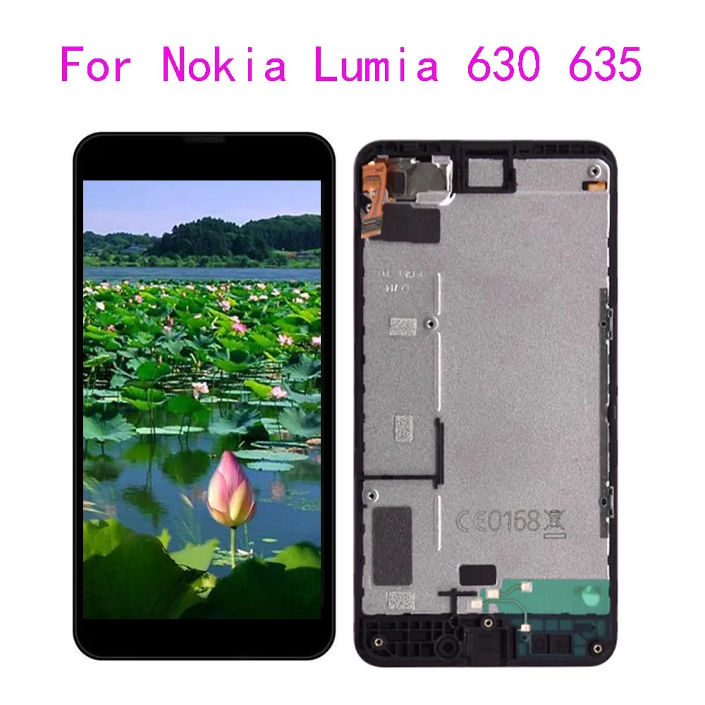 

4.5"LCD For Nokia Lumia 630 635 RM-977 RM-978 LCD Display With Touch Screen Digitizer Assembly For Microsoft 630 LCD Replacemen