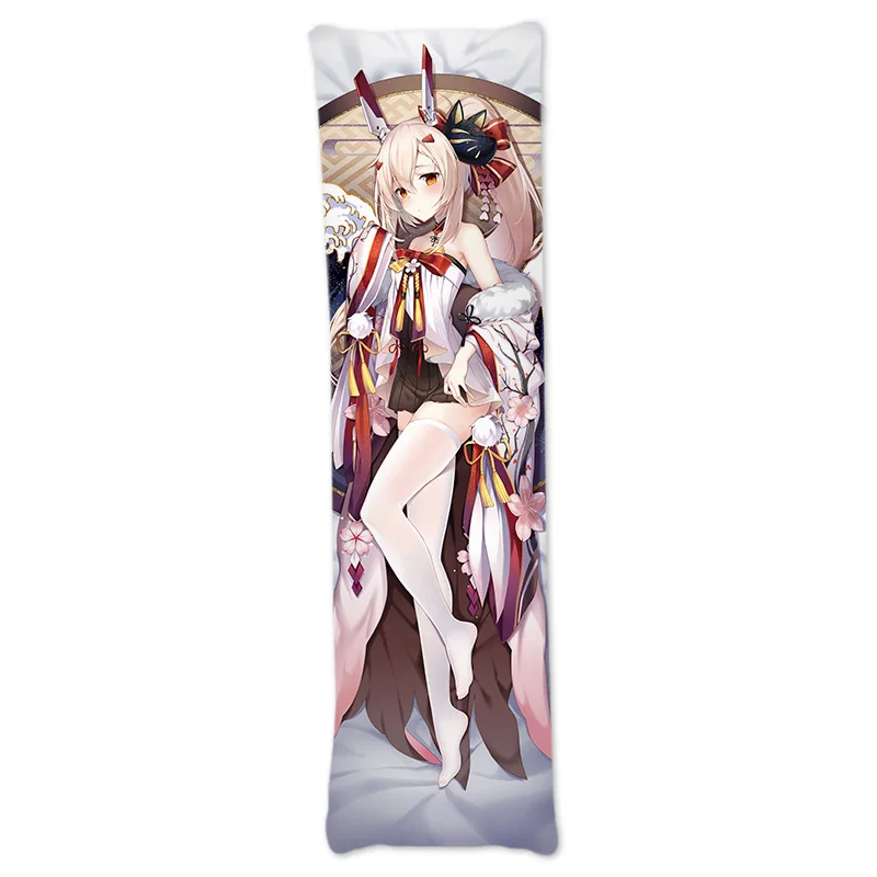 อะนิเมะ Azur Lane IJN Ayanami คอสเพลย์ใหม่ปี Kimono Dakimakura 2WAY Hugging Body หมอนญี่ปุ่น Otaku หมอนเบาะรองนั่ง