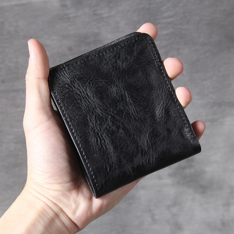 SIKU genuine leather men's wallet vertical male wallet distress wallet case men purse