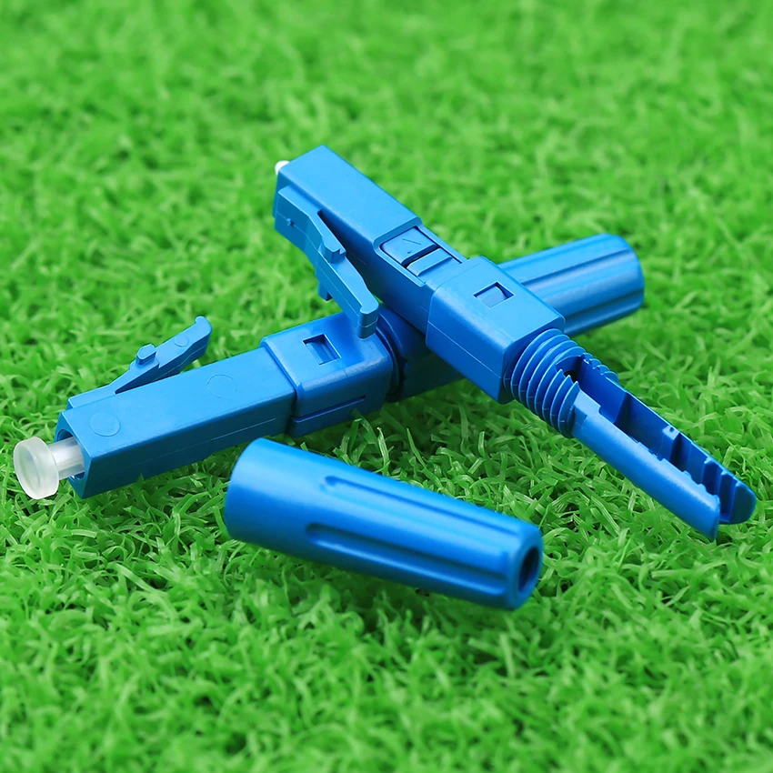 FTTH 5Pcs Fiber assembly quick connector LC UPC/APC Single mode Fiber Optic Cable Fast Connector for digital communication