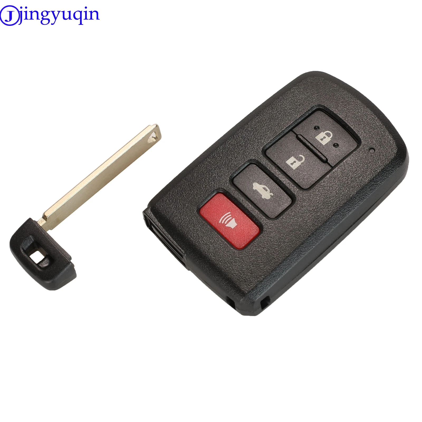 jingyuqin Remote 3/4 Button Car Key Case Shell For Toyota Camry Corolla Avalon Rav4 Land Cruiser Smart Key