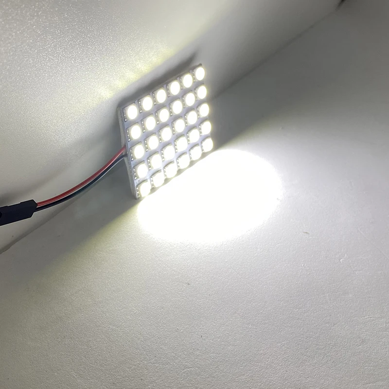 Autopaneel Leeskaartlamp 5050 6 9 12 15 18 24 30 36 48 LED SMD Dome Interieurlamp Daklichten BA9S T10 Festoen C5W Wit 12V