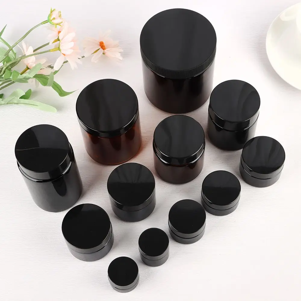 Office Glass Split Bottle Face Cream Container Brown  Bottle Refillable  Accessories Split Bottle Cream Cans Refillable Bottle