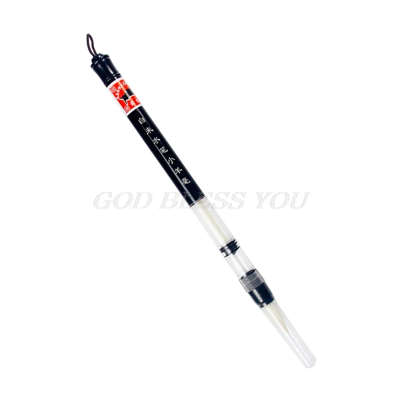 Heißer Verkauf S/M/L Wasser Pinsel Chinesische Japanische Kalligraphie Wiederverwendbare Eingestellt Stift Praxis Weiß Kopf Pinsel Drop verschiffen