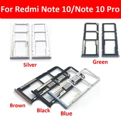 NEW Tested Micro Nano SIM Card Holder Tray Slot Holder Adapter Socket For Xiaomi Redmi 10 Note 10 / Note 10 Pro / Note 11 4G