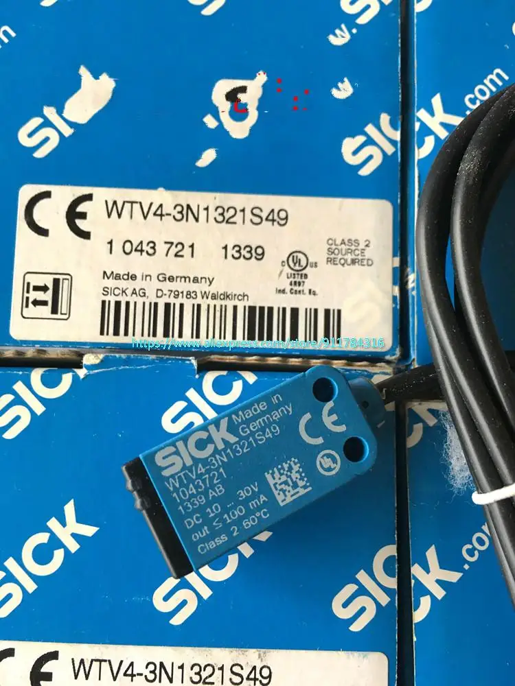 

100% new original SICK optical switch WT4-2N112S28 WTV4-3N1321S49