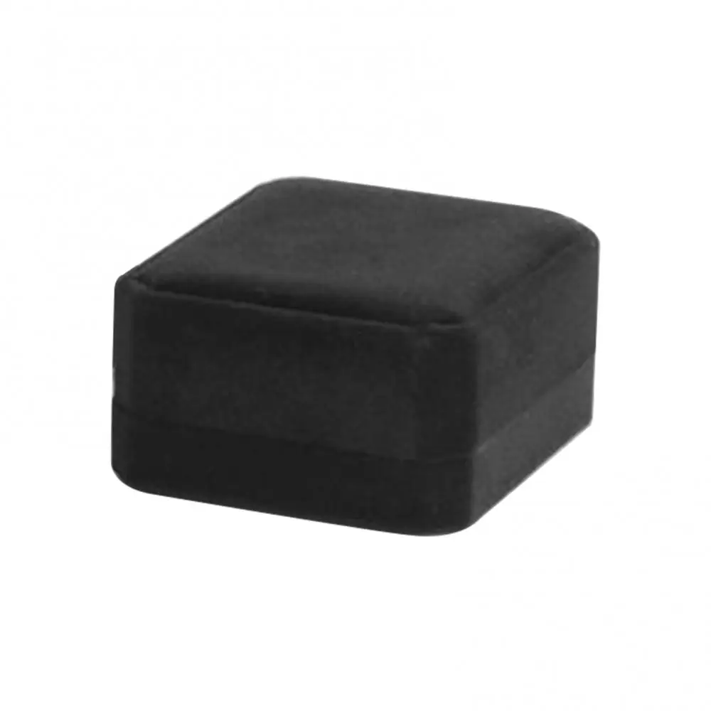 Jewelry Storage Box Earring Ring Display Storage Organizer Square Lid Open Box Case Gift Jewelry Holder