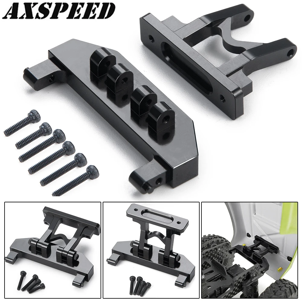 AXSPEED 1:24 Metal Rear Body Shell Mount Support Bracket Stand for Axial SCX24 90081 RC Crawler Buggy Truck Car Upgrade Parts