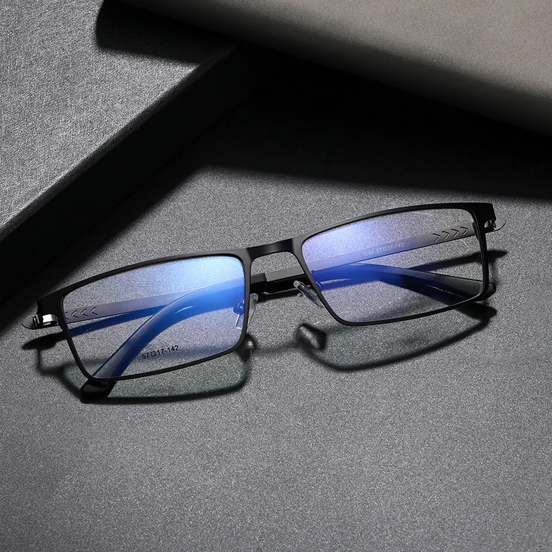 

KINGSEVEN 2022 Ultralight Alloy Optical Glasses Titanium Frame Men Square Myopia Prescription Eyewear