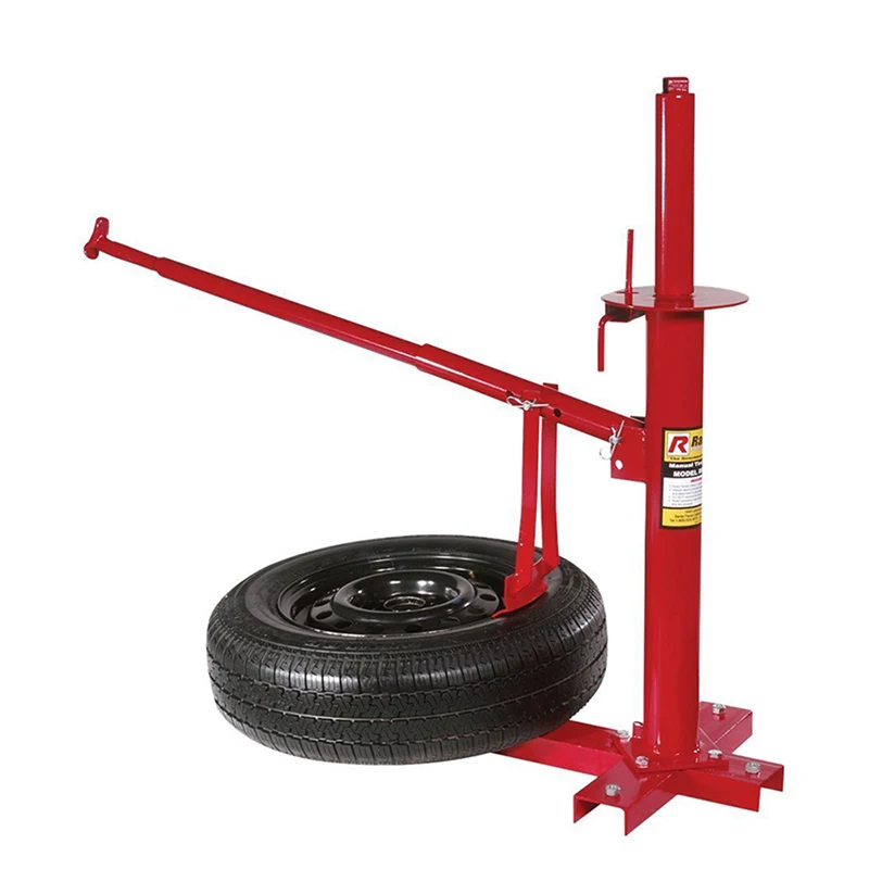 Manual and portable tyre changer, vacuum tyre tyre changer, mobile tire repair tool, disassembly and assembly of waste tires