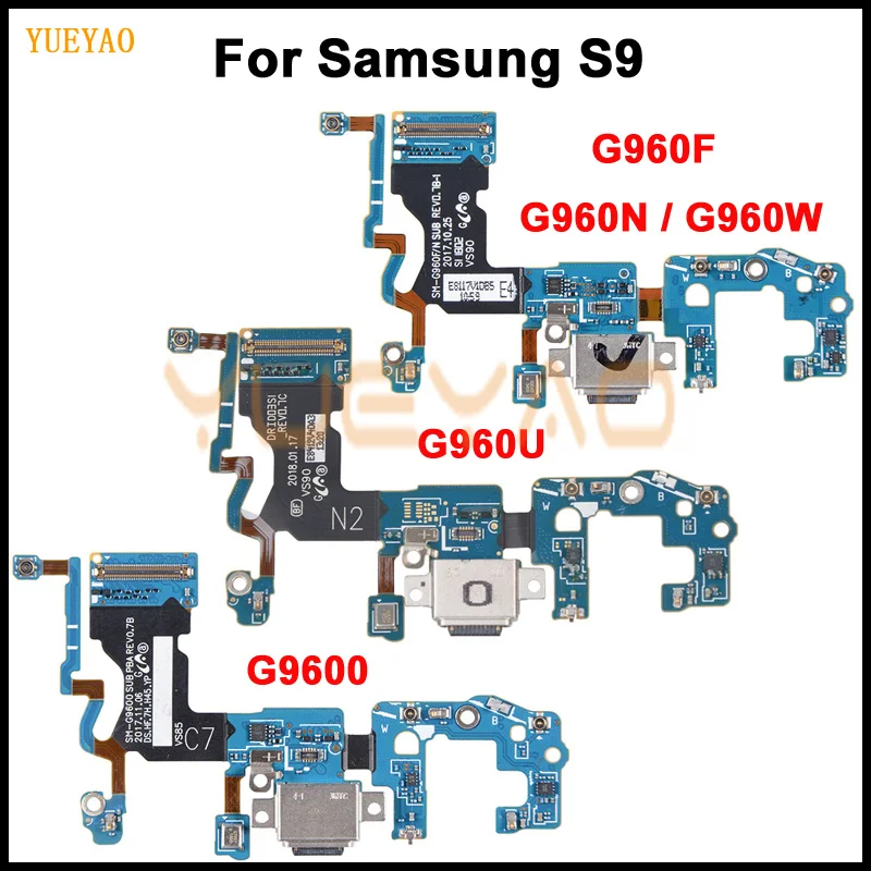 Charger Charging Port Dock USB Connector Flex For SamSung Galaxy S9 S9+ Plus G9650 G965F G965U G9600 G960F G960U Charging Flex