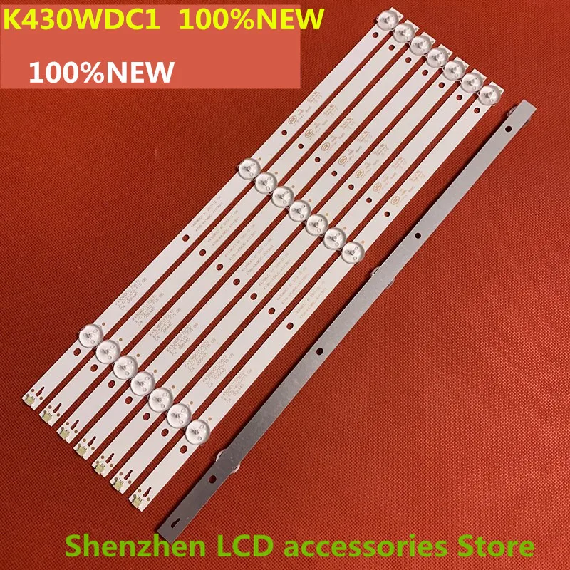 Dải Đèn LED Cho LE43M3570/60 LE43M3579 4708-K43WDC-A1113N11 K430WDC1 A1 388MM 6V 43Inch Sử Dụng