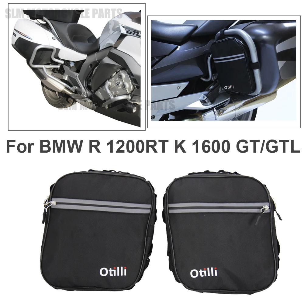 

NEW Motorcycle For BMW R 1200 RT R1200RT Back Crashbars Crash Bar Bags Frame Bag Storage Bags