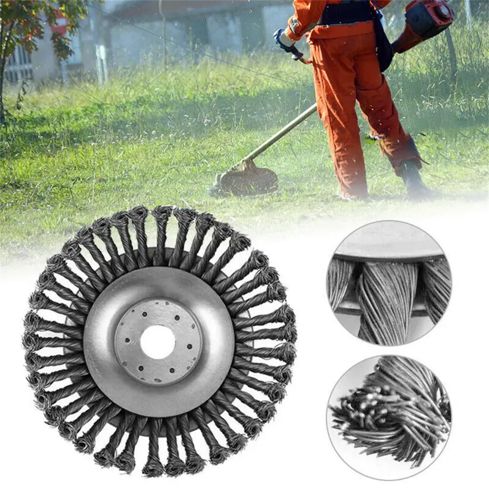 

6/8 inch mower wire weeding head garden weed brush electric mower anti-break round edge weed shear