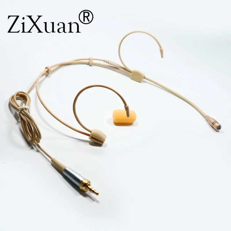 Professional Ear Hanging Headset Headworn Microphone Condenser Hypercardioid Mic for Sennheiser Shure Wireless Microphone System