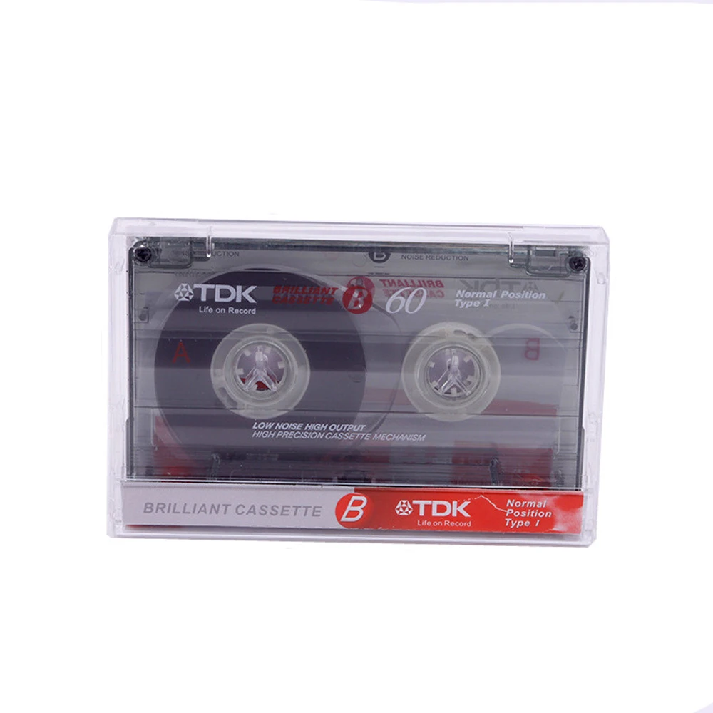 60 Minutes Standard Cassette Blank Tape Player Empty  Magnetic Audio Tape Recording For Speech Music Recording MP3  CD/DVD