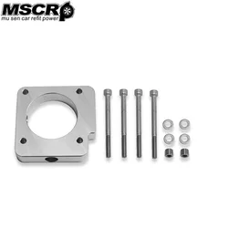 Aluminum Throttle Body Spacer Fits For Subaru WRX 06-14/STI 04-15 (Silver)-YX02891