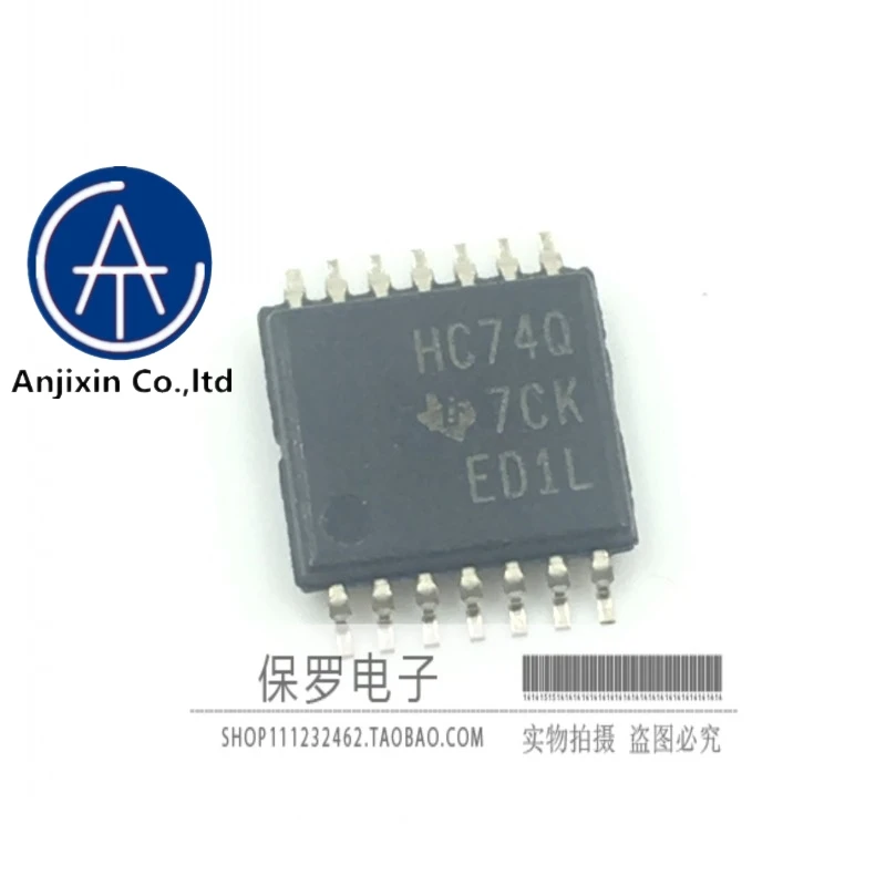 

10pcs 100% orginal and new trigger SN74HC74QPWRQ1 silk screen HC74Q TSSOP14 in stock