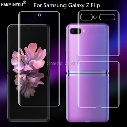 For Samsung Galaxy Z Flip Flip3 ZFlip 3 5G Soft TPU Front Back Full Cover Screen Protector Transparent Protective Hydrogel Film