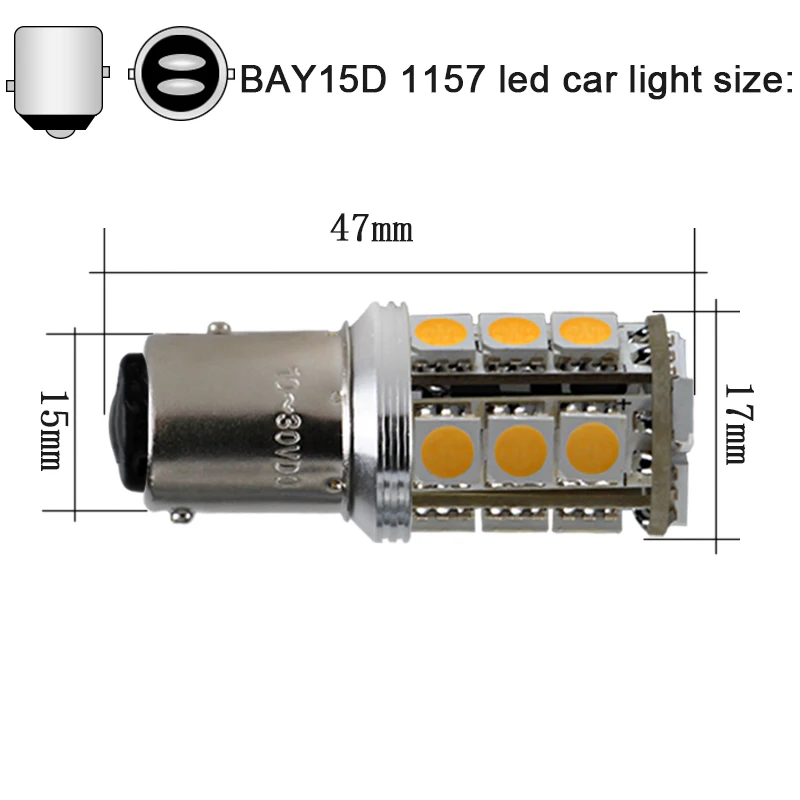 super led bulb light for car turn signal lamp 1156 BA15S 1157 BAY15D BA15D BAU15S P21W 4W canbus 12v 24v DRL Driving lights