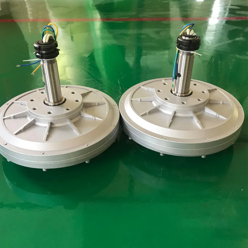 1.5KW 2KW 3KW 100 130 180RPM 96/220/380VDC Vertical Wind Turbine Permanent Magnet Alternator Coreless Maglev DIY Generator