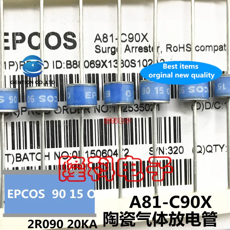 

10PCS 100% New original Straight plug A81-C90X S 90 15 O ceramic gas discharge tube A81C90X 90V