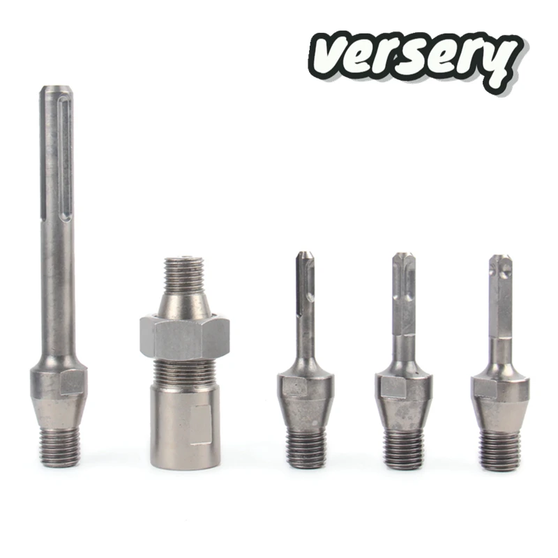 Versery 1 PC Arbor Adapter For Electric Hammer M22 Thread Diamond Core Dry Wet Drill BIt Hole Saw Power Tools Accessories