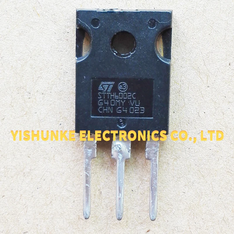 10Pcs STTH6002CW STTH6002C STTH6006CW TO-247 60A 200V Fast Recovery Rectifier Diode