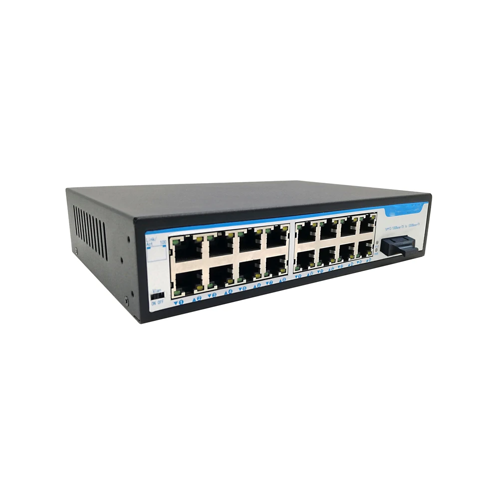 

sfp 16-port 10/100Mbps + 1-port 1000Mbps SFP Fiber Switch 16 port 10G gigabit switch