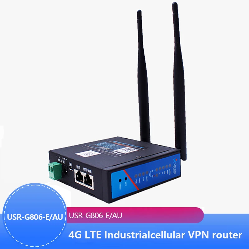 

USR-G806-E/AU Europe/Australia Version Industrial Routers High Reliability and Stability Industrial router with SIM card slot