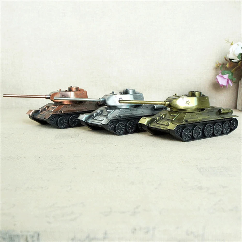 Mini Metal Tank Cannon Home Desktop Decorations Iron Crafts Retro War Tank Children hobby\Warriors Napoleon Cannon Tank