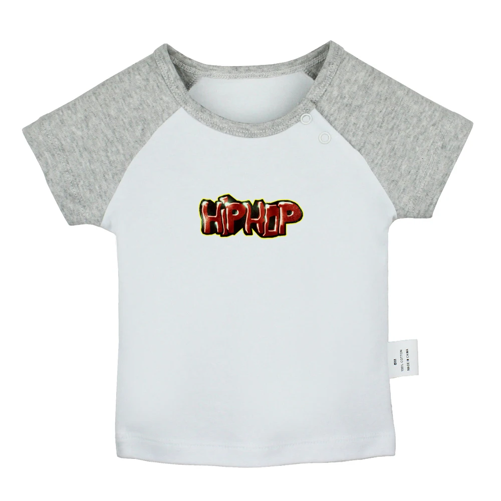 

Cool Street Hip Hop Graffiti Design Newborn Baby T-shirts Toddler Graphic Raglan Color Short Sleeve Tee Tops