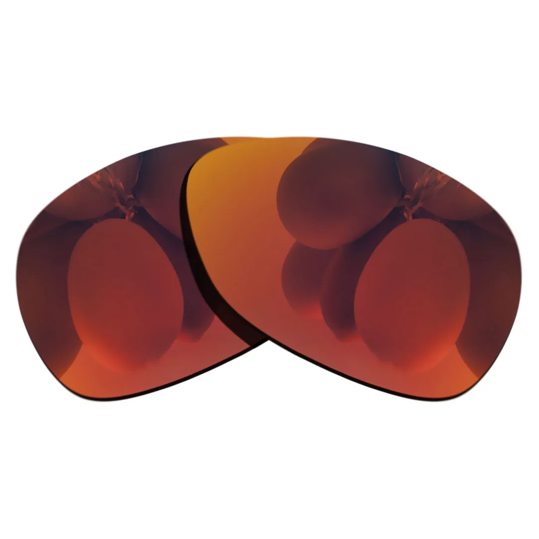 Polarized Sunglasses Replacement Lenses for-Spy Optic Whistler Frame - Fire Red