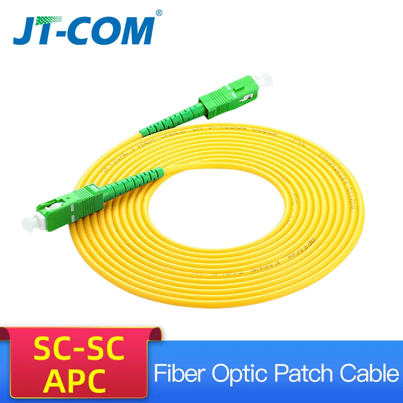 SC SC Singlemode Fiber Optic Patch Cable SC APC SM 2.0mm 9/125um FTTH Fiber Patch Cord Optical Fiber Jumper 3m 5m 10m 30m