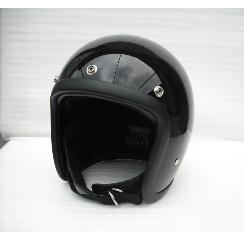 Motorcycle helmet small shell 500TX 3/4 open face helmet Light weight Fiberglass shell