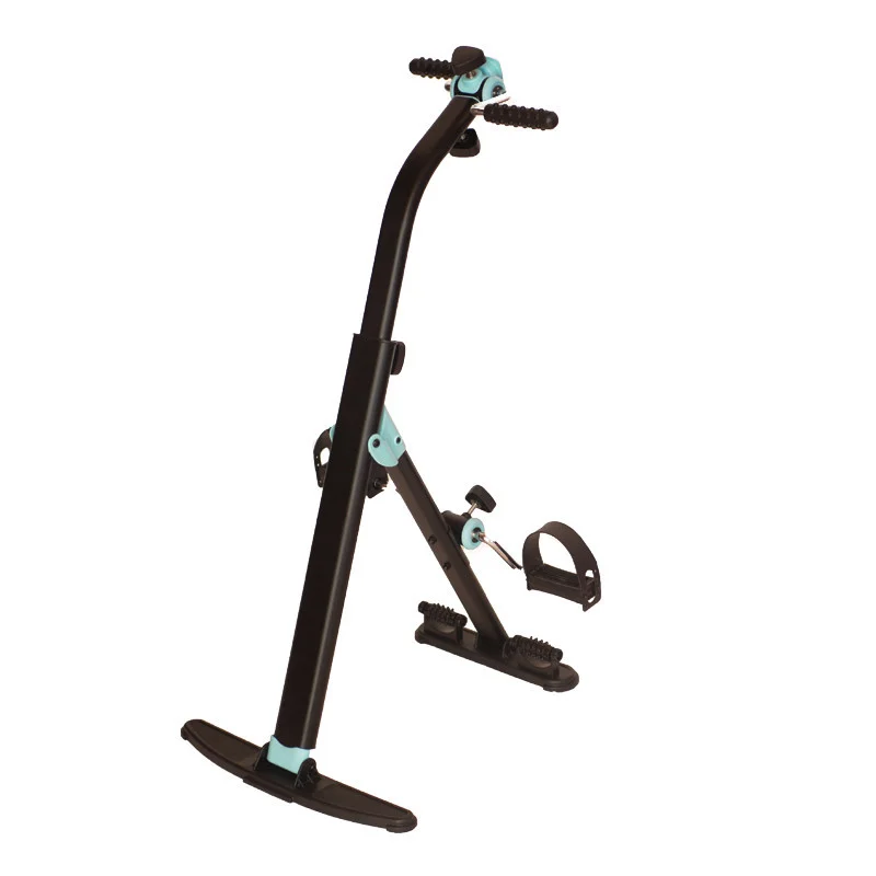 LCD Display Mini Exercise Bike Indoor Portable Fitness Vertical Stepper Elder Hands And legs Training Bicycle Fitness Equipment