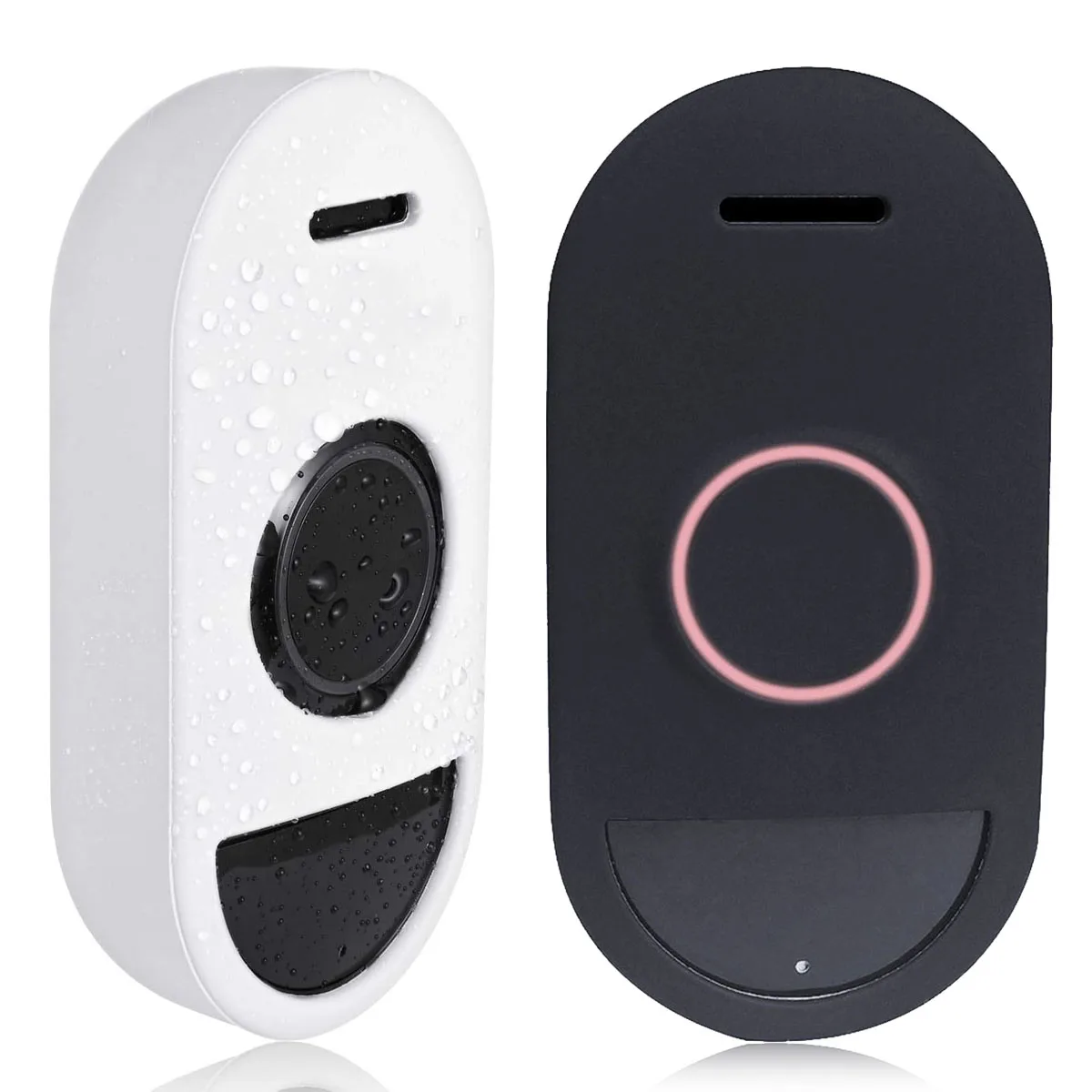 

Storage Box Silicone Skin for Arlo Doorbell,2 Pack UV Weather Protection Case Cover for Arlo Audio Doorbell Black White