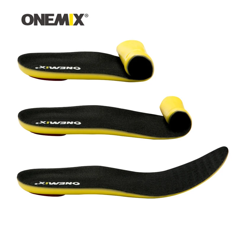 ONEMIX 2019 ONEMIX Orthopedic insoles for flat foot orthopedic arch support man and women shoe insoles shock absorption insoles