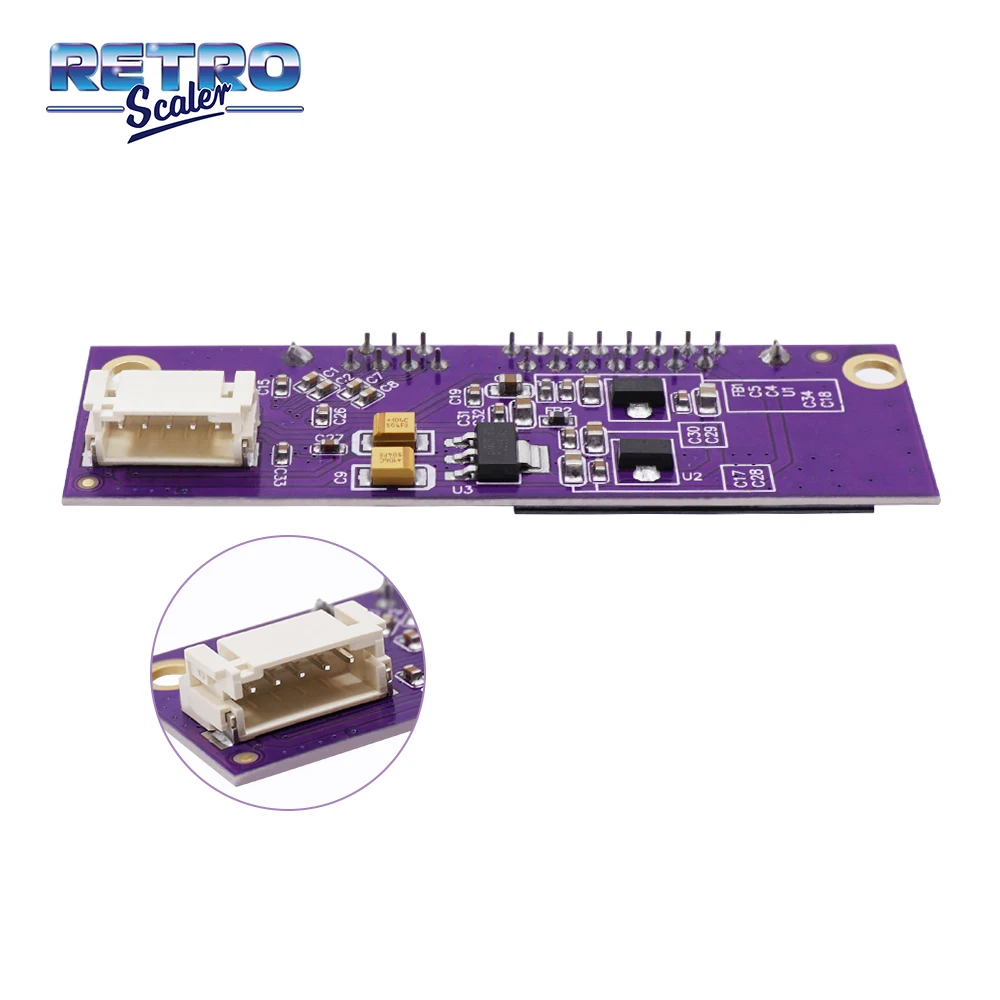 RetroScaler Purple SATA Adapter Upgrade Board for PS2 IDE Original Network Adapter