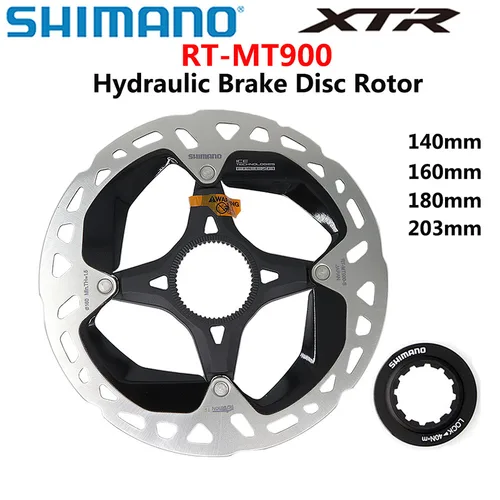 Imagen 2 del producto Shimano XTR MT900 Rotor de disco de freno hidráulico Bloqueo central 140/160/180/203 mm Rotor de disco de freno de bicicleta