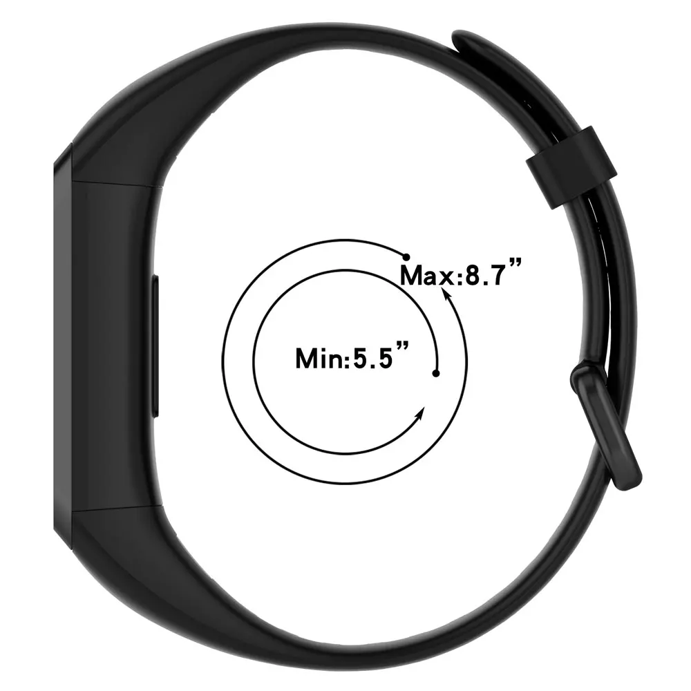 Correa de silicona suave para reloj inteligente, pulsera deportiva de repuesto para Huawei Band 4, Honor Band 5i, accesorios